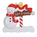 Maxora Let It Snow personalised Christmas ornament – SKU PR310