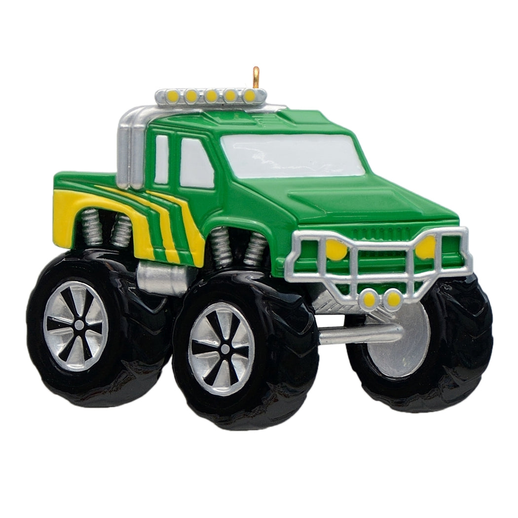 Maxora Green Monster Truck Personalised Ornament – Maxora
