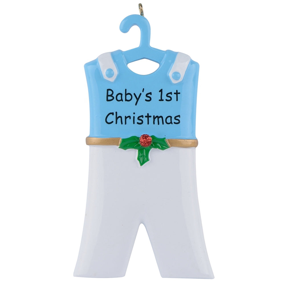 Baby Boy Suit Personalised Ornament