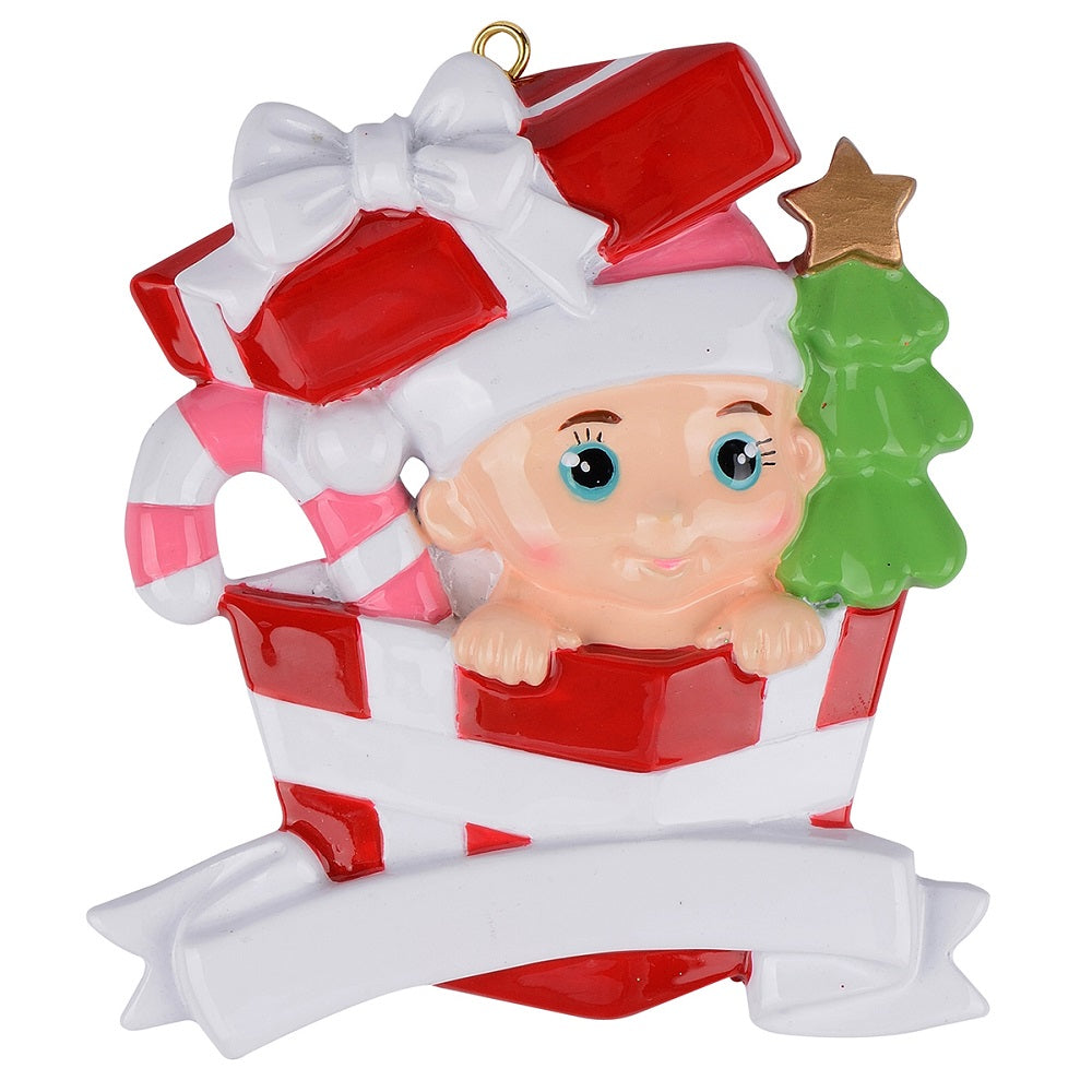 Baby's First Christmas Personalised Ornament
