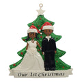 Christmas Couple - Dark Skin Personalised Ornament