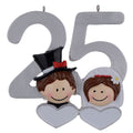 Maxora 25th Anniversary personalised ornament