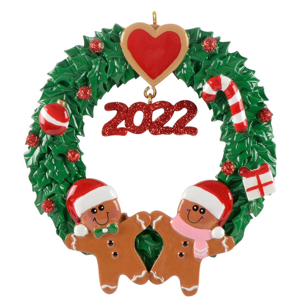 Maxora Gingerbread Wreath Personalised Ornament – Maxora