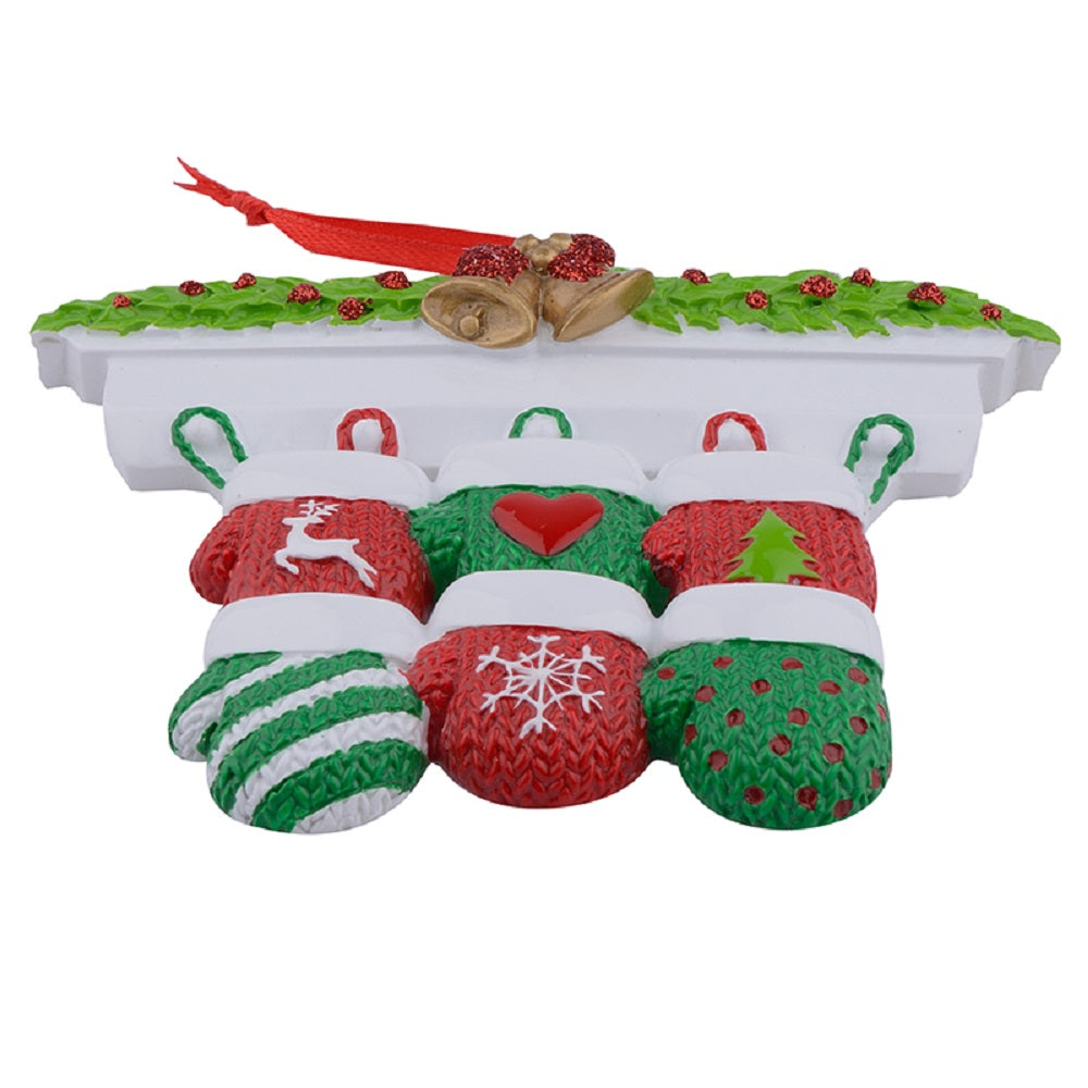 Maxora Mantel Gloves Family of 6 Personalised Ornament – Maxora