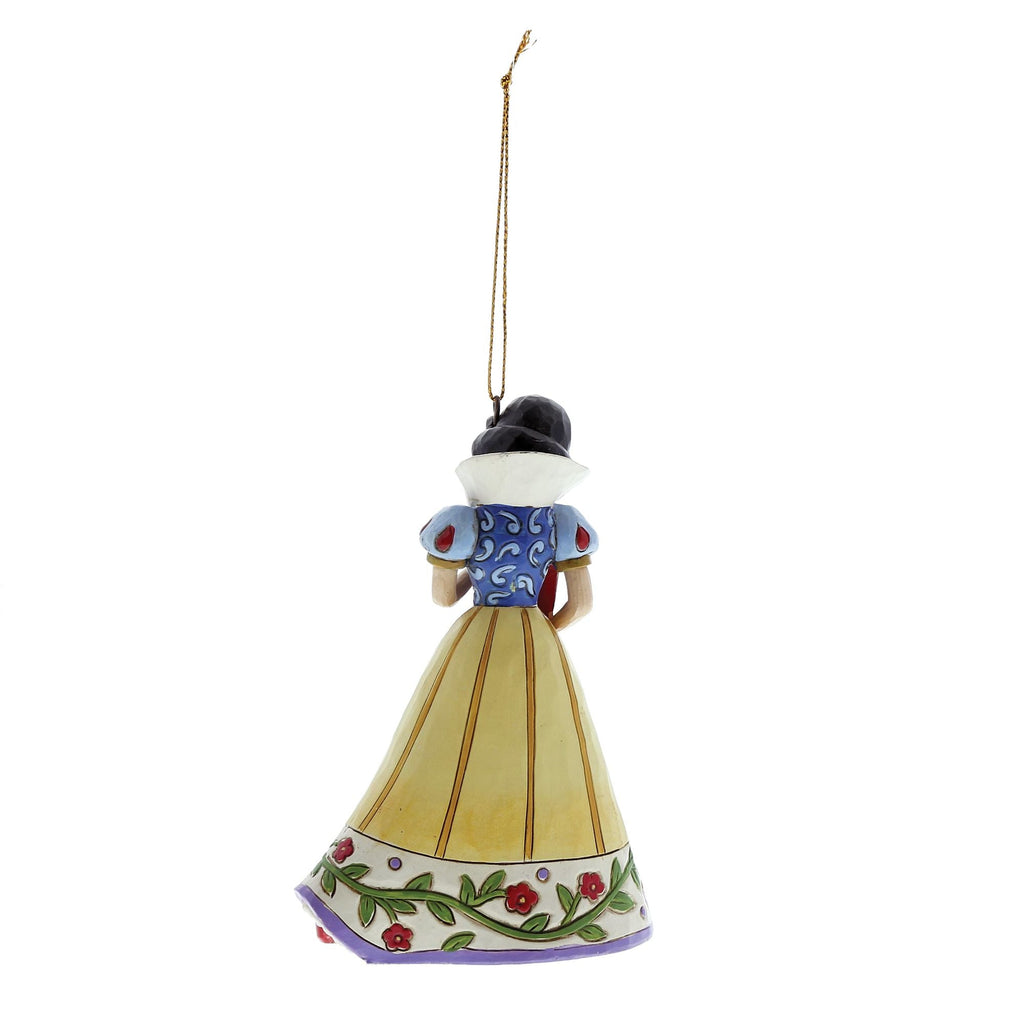 Jim Shore Disney Traditions Snow White Hanging Ornament A9046, rear view