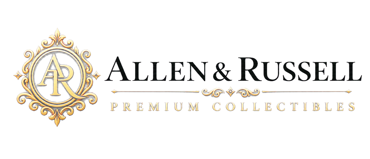 Allen & Russell Premium Collectibles logo with gold AR crest, used for the digital gift card.