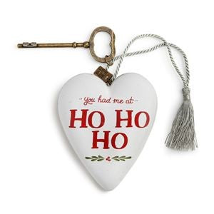 Art Hearts You Had Me at Ho Ho Ho Keepsake. Original supplier product photograph.