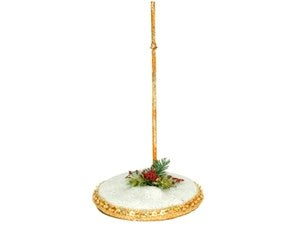 Mark Roberts Small Snow Base Stand for Fairies and Elves, 19 cm. Original Whitehill supplier product photograph.