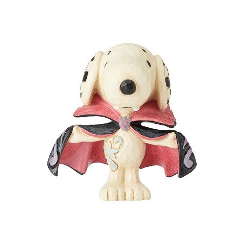 Jim Shore Peanuts Snoopy Vampire Mini Figurine. Original supplier product photograph.