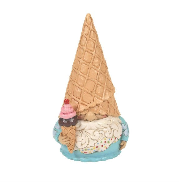 Jim Shore Heartwood Creek Ice Cream Gnome Figurine. Original Whitehill supplier product photograph.