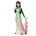Disney Showcase Botanical Mulan Figurine. Original Whitehill supplier product photograph.