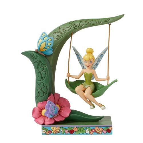Jim Shore Disney Traditions Tinker Bell Spring Swing Figurine. Original Whitehill supplier product photograph.