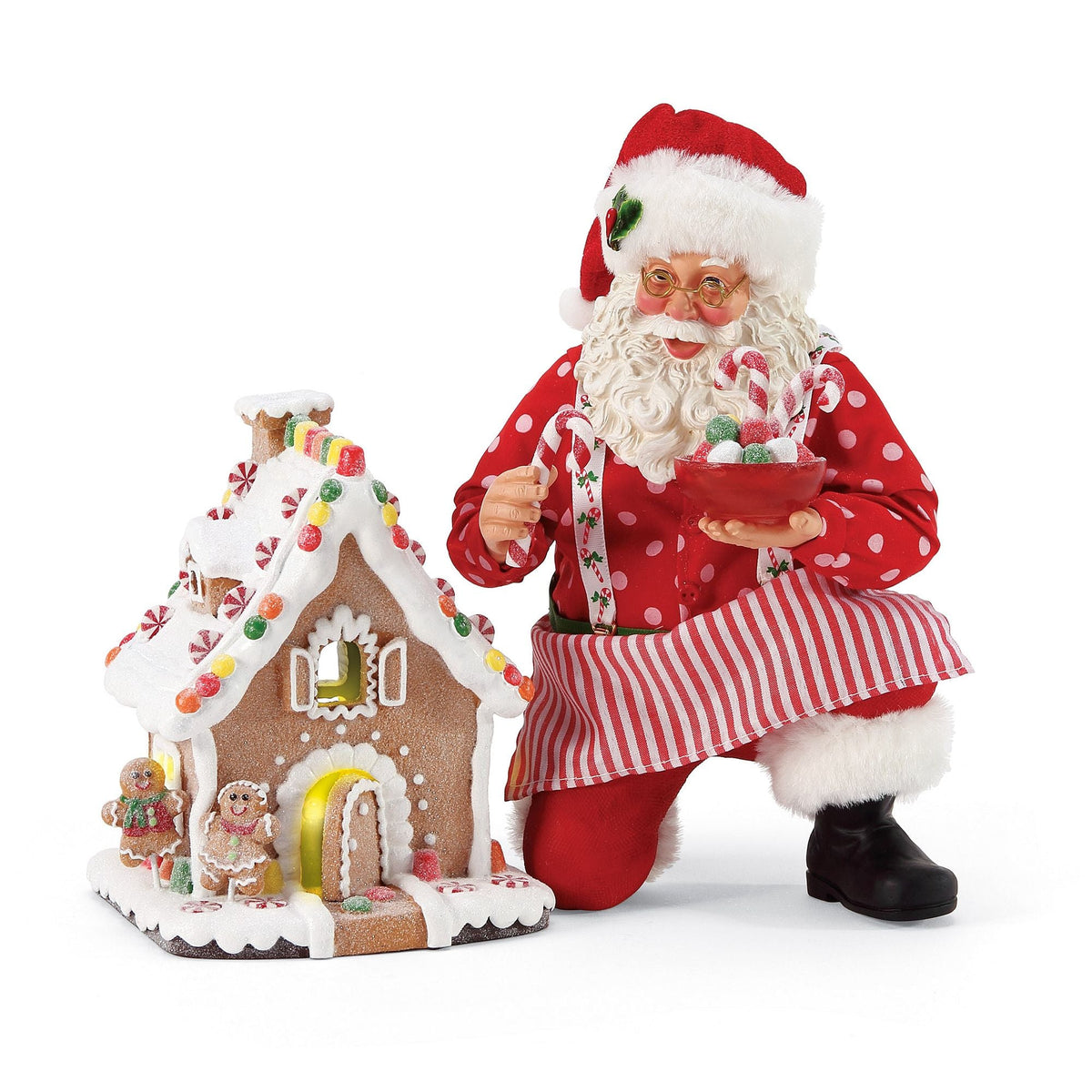 Possible Dreams Gingerbread House Kit two-piece lighted figurine set, SKU 6005262