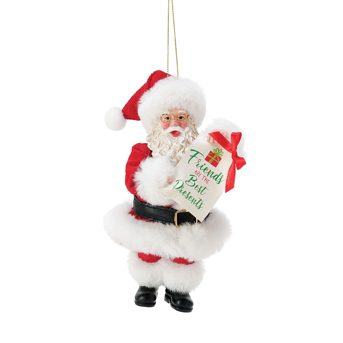 Possible Dreams Friends are the Best Presents hanging ornament, SKU 6012828