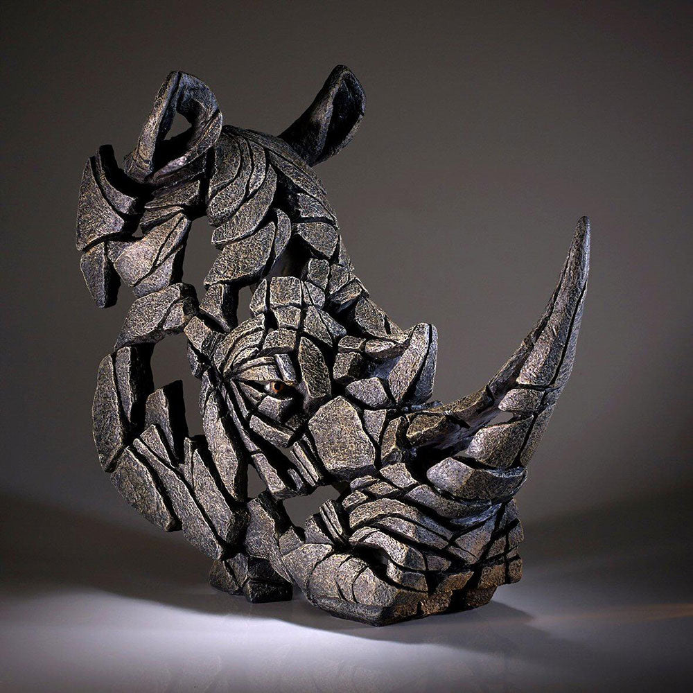 Edge Rhinoceros Bust three-quarter view – SKU EE6013030