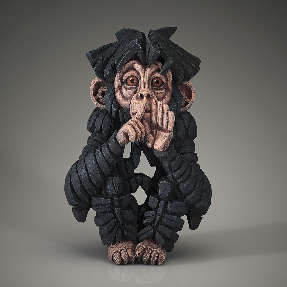 Edge Baby Chimp Speak No Evil sculpture – SKU EE6013032