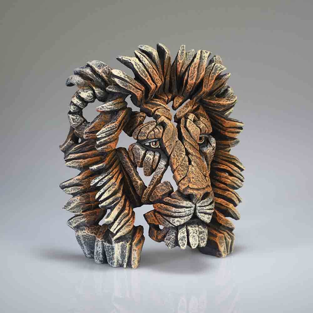 Edge Miniature Lion bust three-quarter view – SKU EE6014999