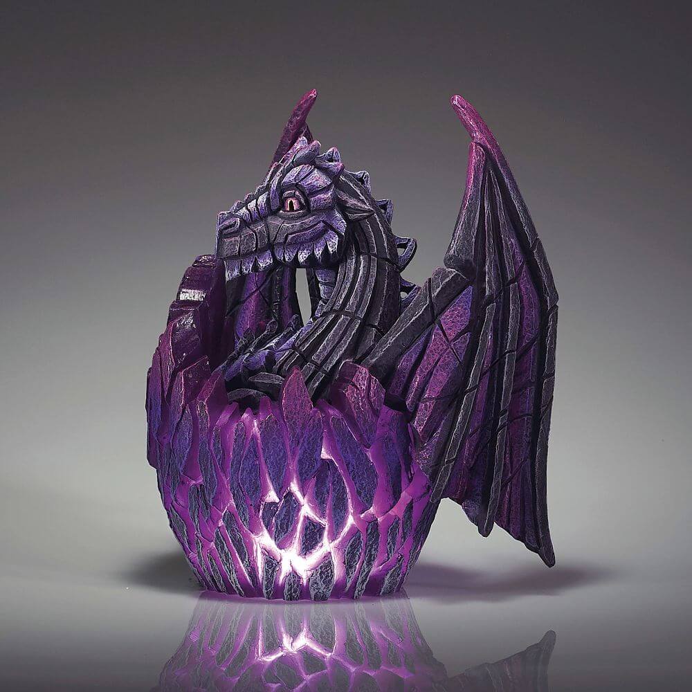 Edge Lit Dragon Egg illuminated side view – SKU EE6016669
