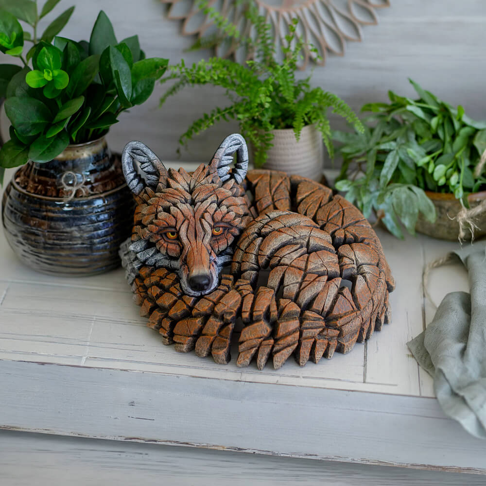 Edge Curled Up Fox styled display view – SKU EE6017691