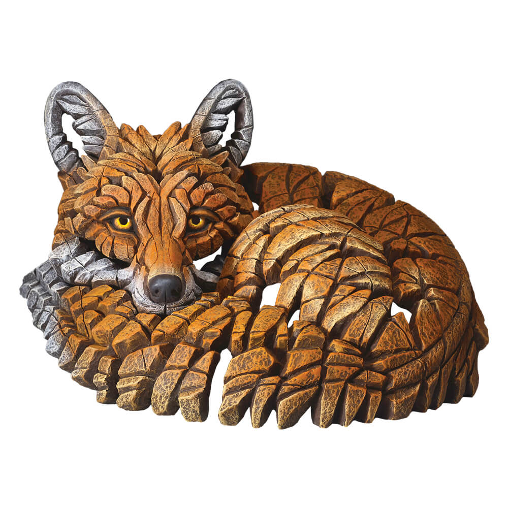 Edge Curled Up Fox white-background front view – SKU EE6017691