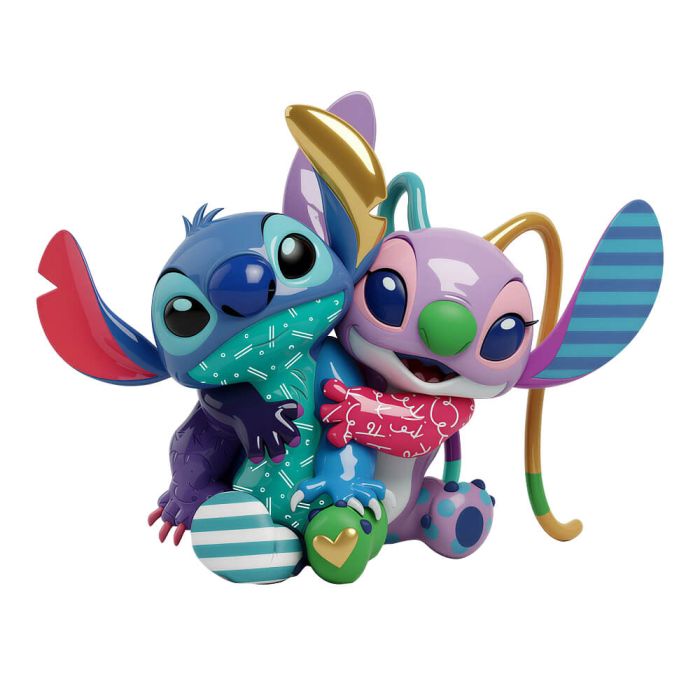 Disney Britto Stitch & Angel 20th Anniversary Love Figurine