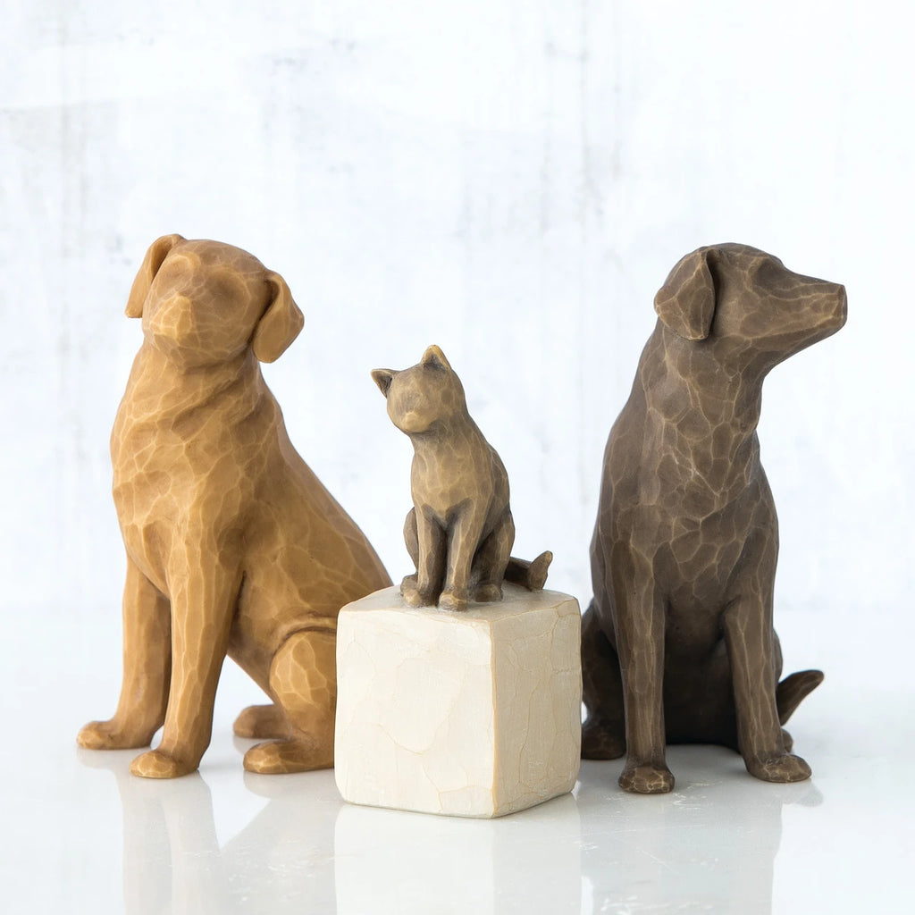 Willow Tree Love My Dog (Light) Figurine alternate view 2 — SKU 27682