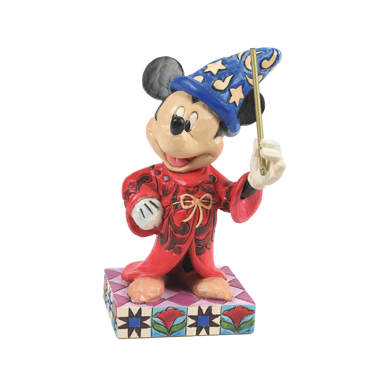 Jim Shore Sorcerer Mickey Touch of Magic figurine front view