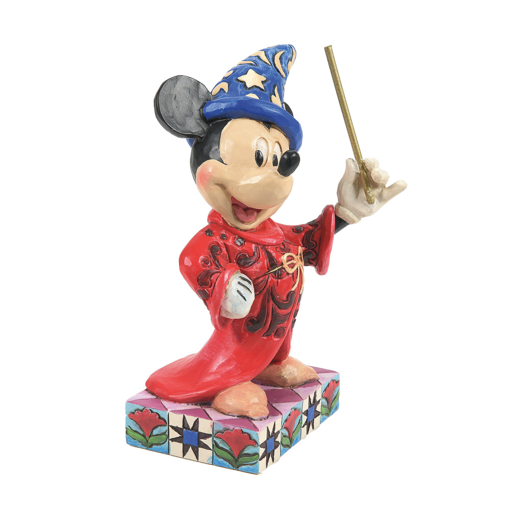 Sorcerer Mickey Touch of Magic figurine side view