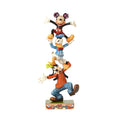 Mickey Donald and Goofy Teetering Tower figurine by Jim Shore