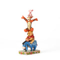 Jim Shore Built by Friendship Winnie the Pooh characters stacked front view