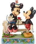 Jim Shore Disney Traditions Mickey and Minnie Blossoming Romance figurine