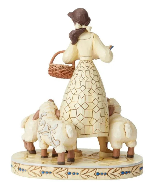 Jim Shore Belle Bookish Beauty figurine, alternate view