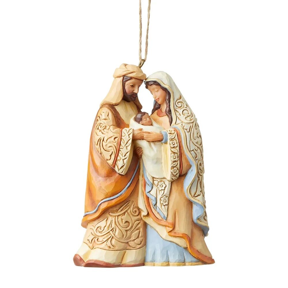 Jim Shore Heartwood Creek Holy Family Hanging Ornament SKU 6004319