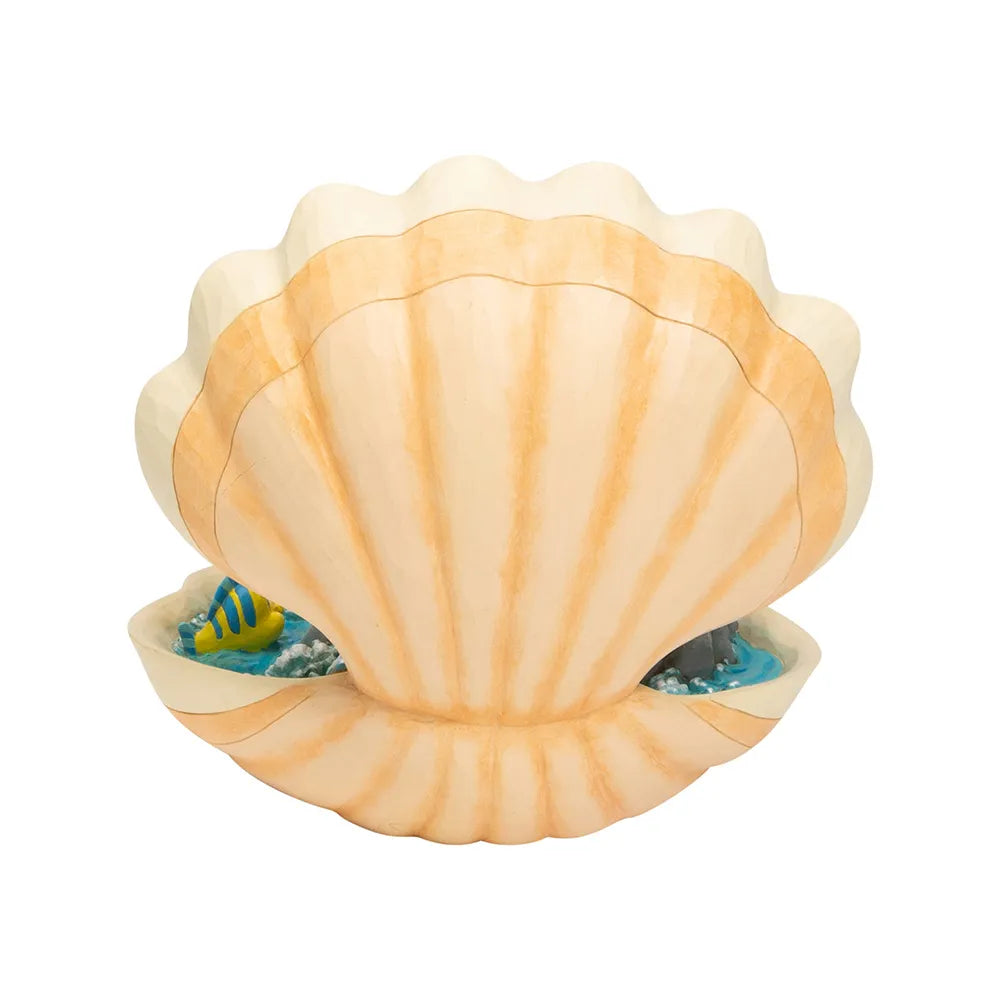 Jim Shore Little Mermaid seashell scene showing character detail