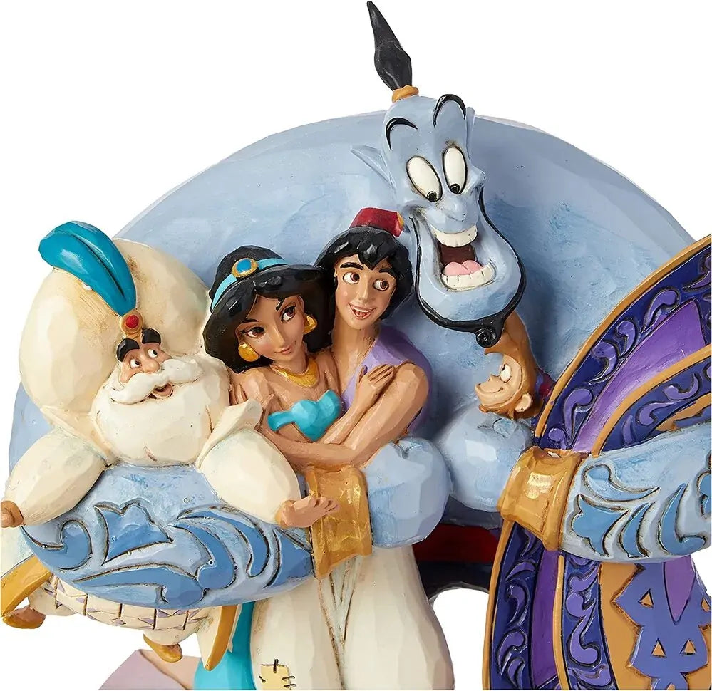 Jim Shore Aladdin Group Hug figurine, alternate view