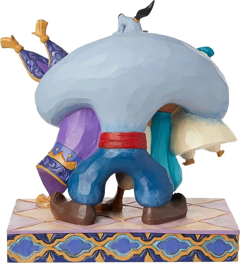 Jim Shore Aladdin Group Hug figurine showing character detail