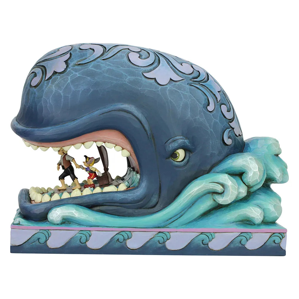 Jim Shore A Whale of a Whale figurine, side view