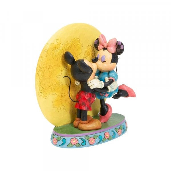 Jim Shore 6006208 Mickey and Minnie Magic and Moonlight figurine, left view