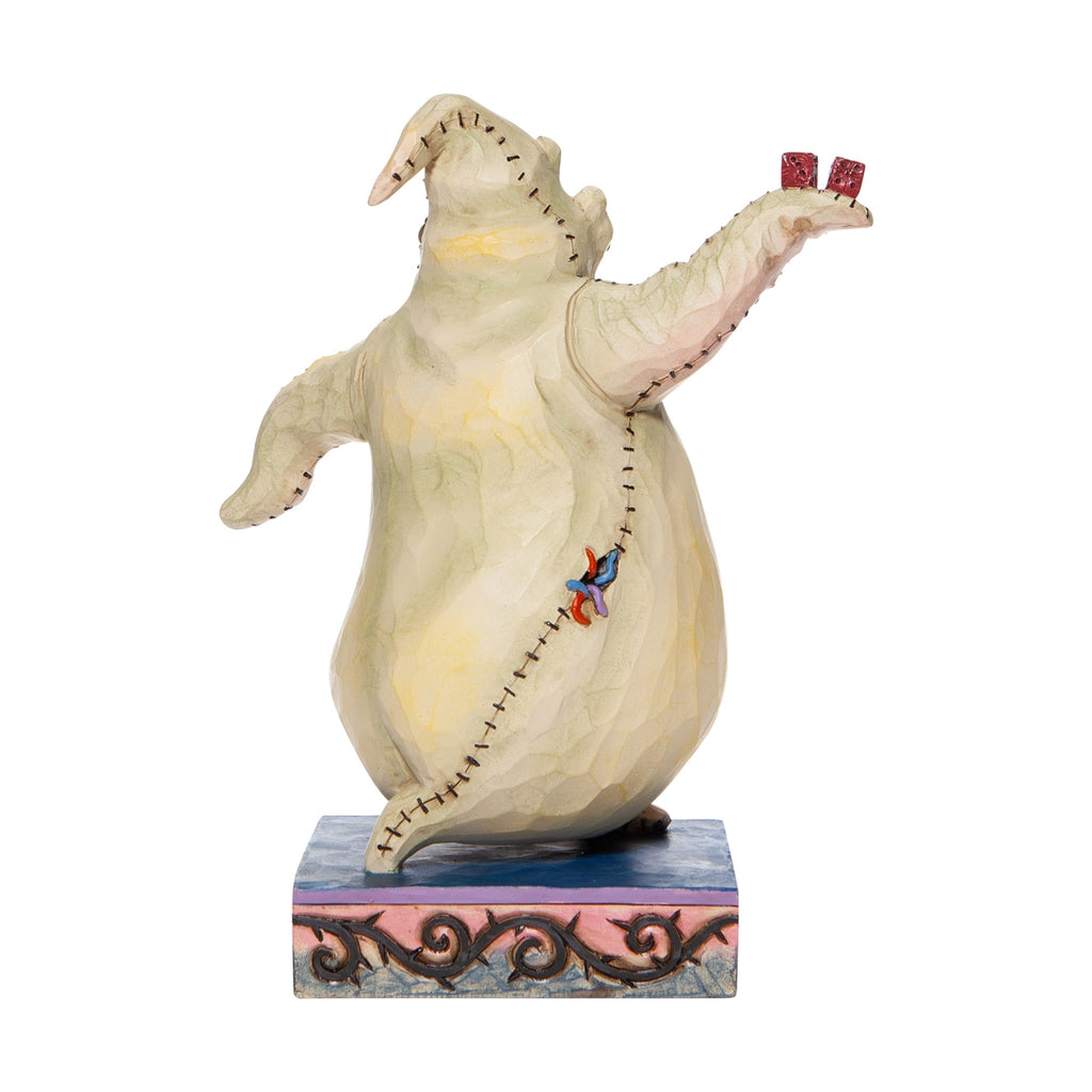 Jim Shore Oogie Boogie figurine showing thorn base detail