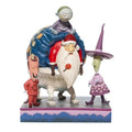 Jim Shore Lock Shock and Barrel with Santa Bagged and Delivered figurine