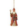 Jim Shore Czech Santa hanging ornament front view