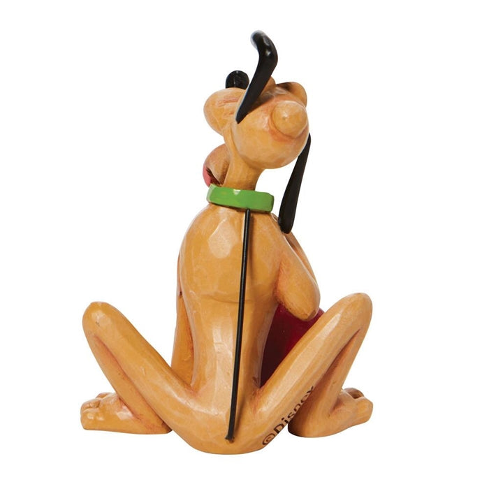 Jim Shore 6010108 Pluto Holding Heart figurine, rear view