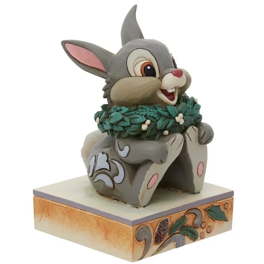 Jim Shore Thumper Christmas figurine front view