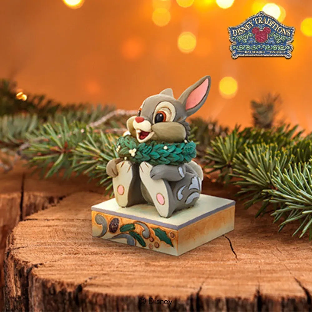 Thumper Christmas personality pose side view
