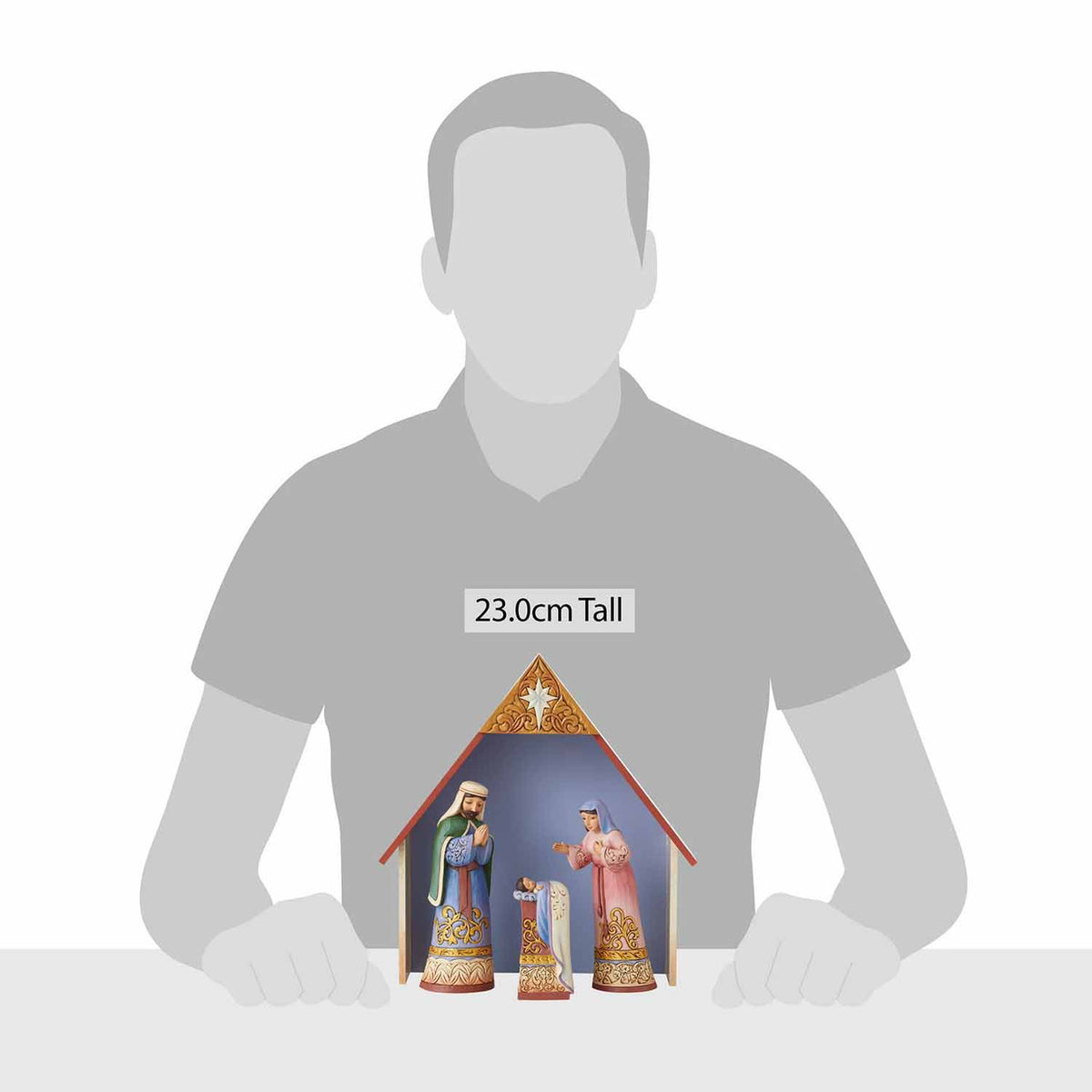 Jim Shore Blessings from Bethlehem nativity size view