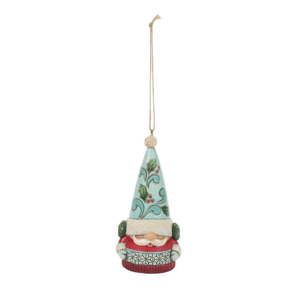 Jim Shore Winter Wonderland Gnome hanging ornament front view
