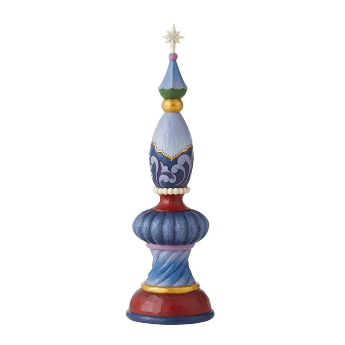 Jim Shore 6011858 Holy Night of Promise Nativity finial, rear view