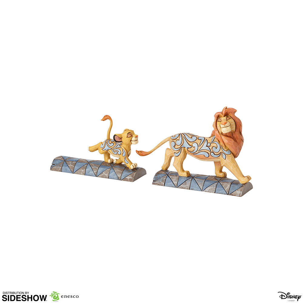 Jim Shore Disney Traditions Carefree Camaraderie with adult Simba