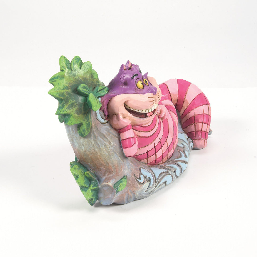 Jim Shore Disney Traditions Cheshire Cat side view