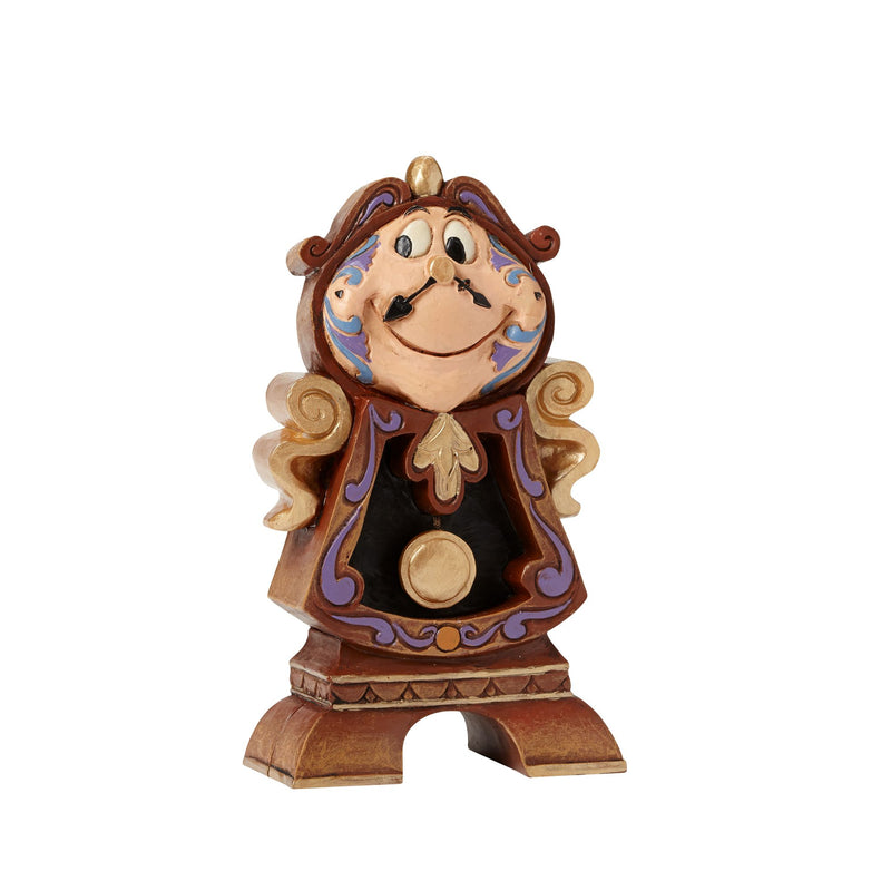 Jim Shore Cogsworth figurine three-quarter view